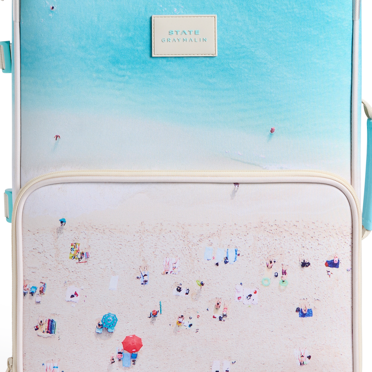 STATE x Gray Malin Logan Suitcase Beach Front View Up Close Click to Zom