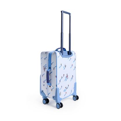 STATE x Gray Malin Logan Carry-On Suitcase Skiers Back View Click to Zoom
