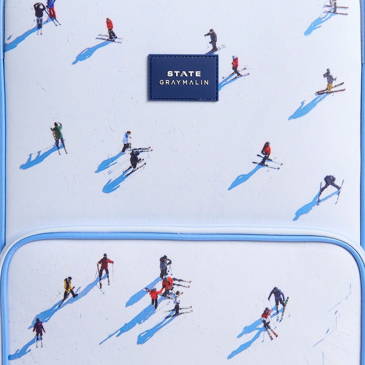 Image showing STATE x Gray Malin Logan Carry-On Skiers up close