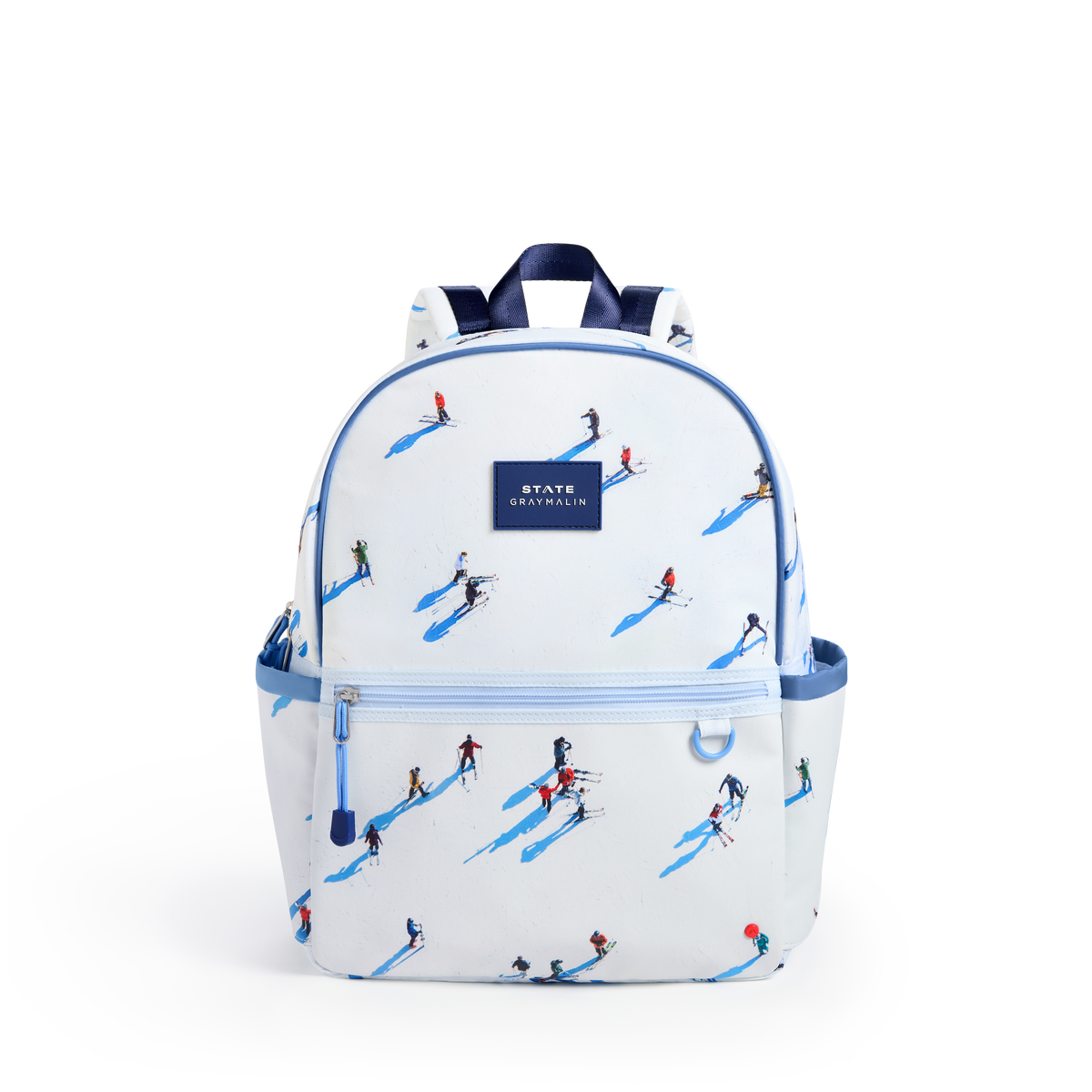 STATE x Gray Malin Kane Backpack Skiers Front View Click to Zoom