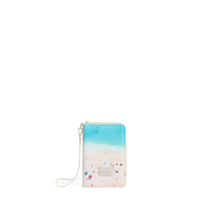 STATE x Gray Malin Bensen Passport Holder Beach Umbrellas Front View Click to Zoom