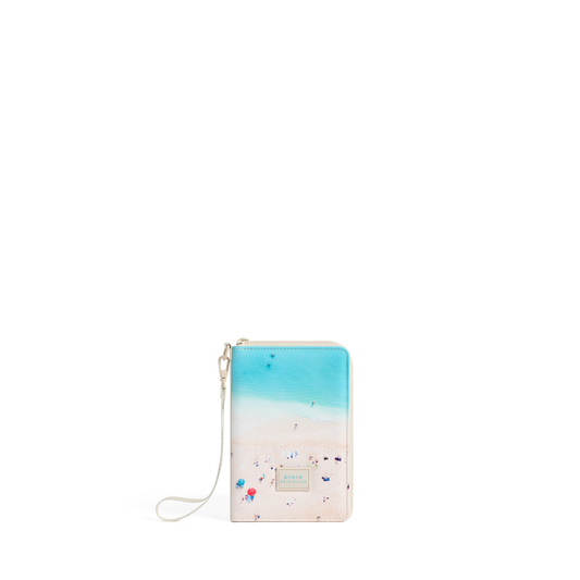 STATE x Gray Malin Bensen Passport Holder Beach Umbrellas Front View Click to Zoom