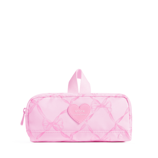 STATE x LoveShackFancy Clinton Pencil Case Front View Click to Zoom