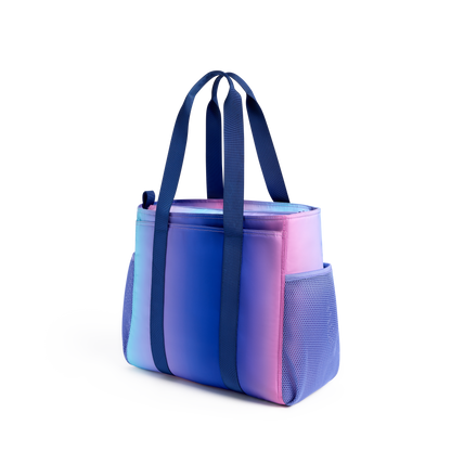 STATE Bags Riley Tennis Tote Ble/Pink Gradient Back View Click to Zoom