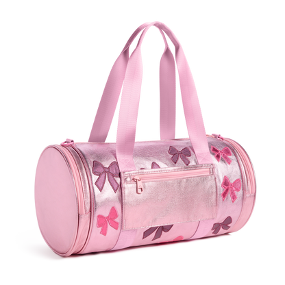 STATE Bags Felix Dance Duffle Patchwork Bows Back View Click to Zoom