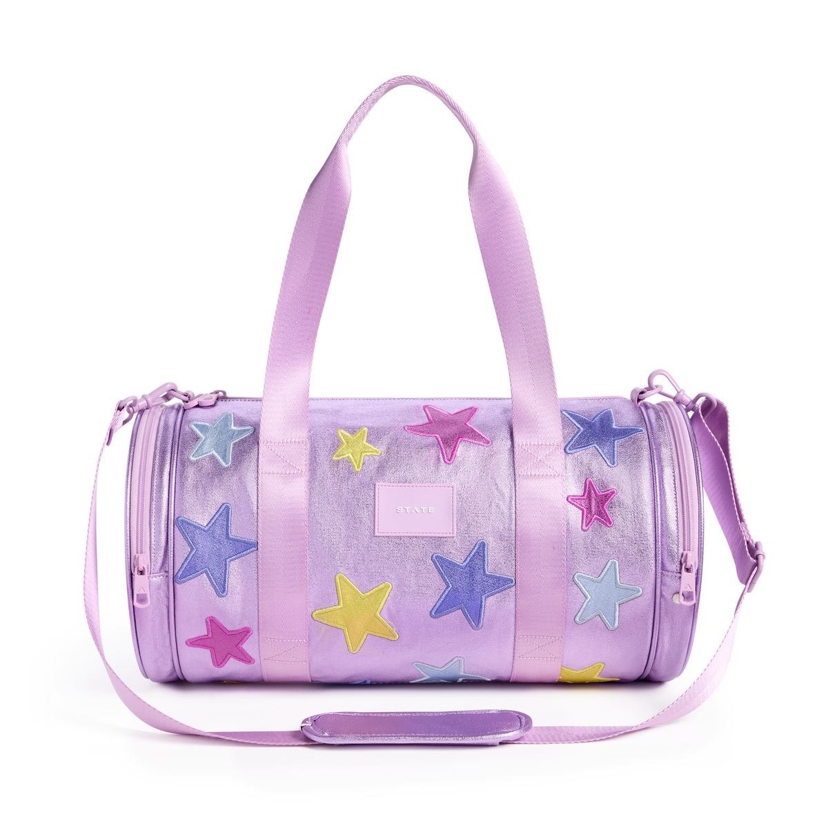 STATE Bags Felix Dance Duffle 3d Stars Front View Click to Zoom