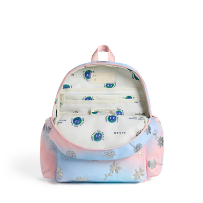 STATE Bags Kane Backpack Dreamy Floral Front Interior View Click to Zoom