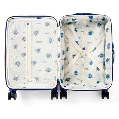 STATE Bags Logan Carry-On Suitcase Dino Fossils Overhead Interior View Click to Zoom