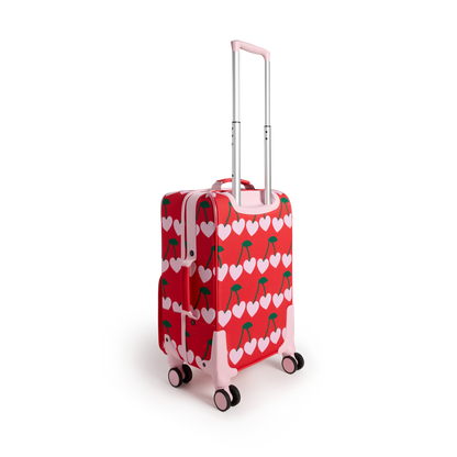 STATE Bags Logan Carry-On Suitcase Cherry Back View Click to Zoom