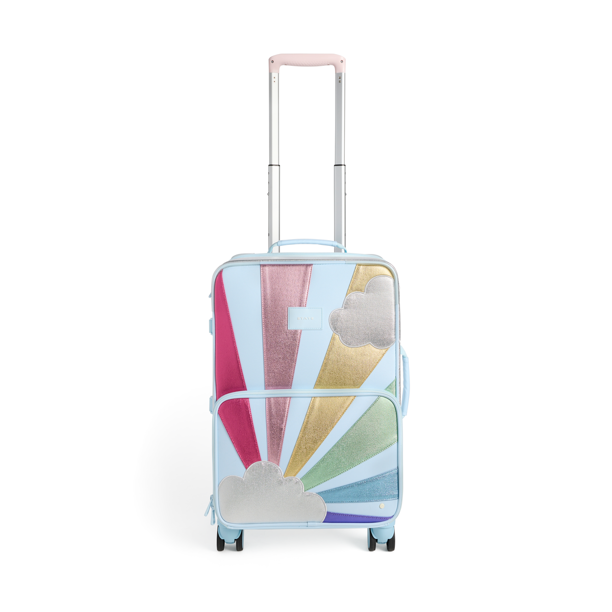STATE Bags Logan Carry-On Suitcase Rainbow Cloud Front View Click to Zoom