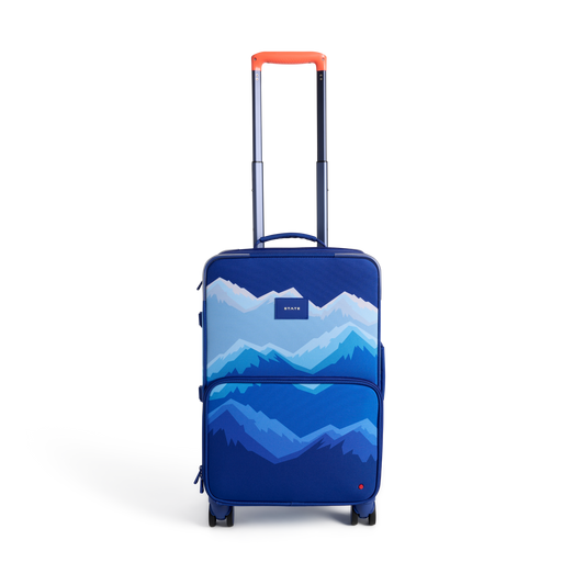 STATE Bags Logan Carry-On Suitcase MOuntains Front View Click to Zoom