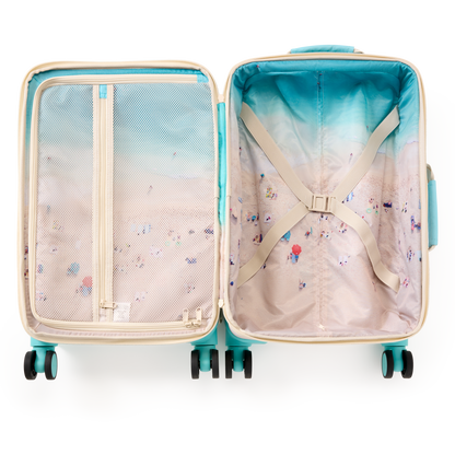 STATE x Gray Malin Logan Carry-On Suitcase Interior View Click to Zoom