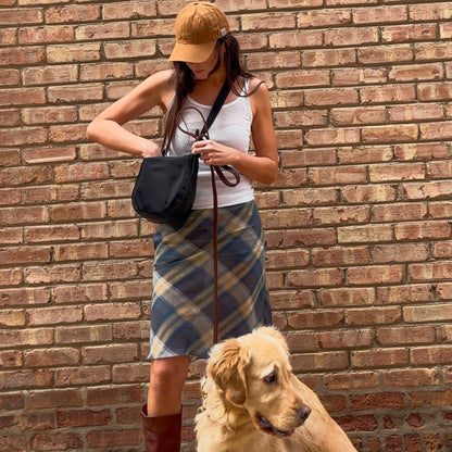 girl wearing STATE Bags Luna Mini Black