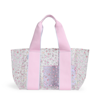 STATE Bags Wellington Cabana Tote Wildflower Blue Front View Click to Zoom